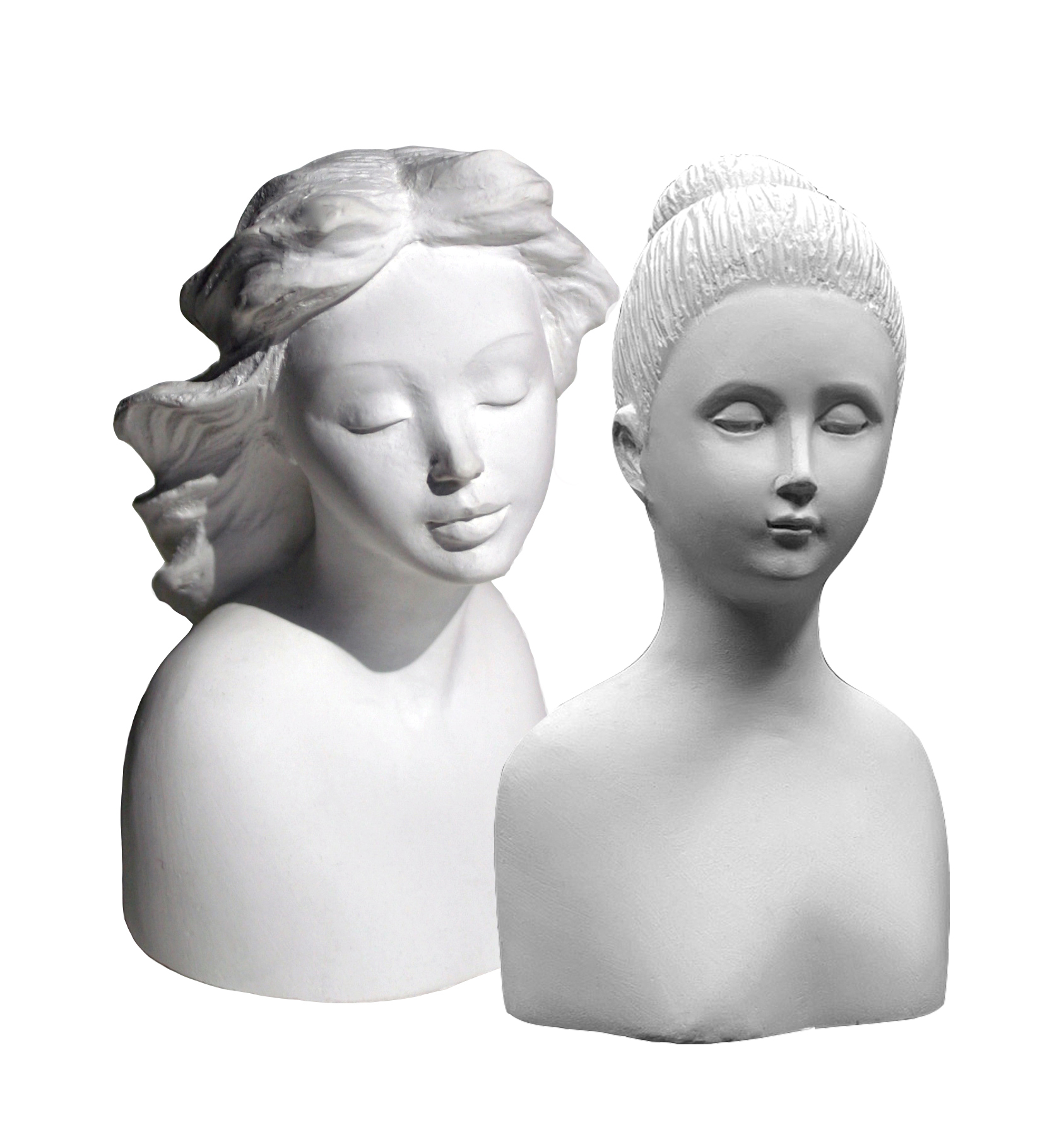 Plaster figurines and others